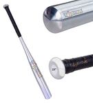 Toyshine 25 Inches Non-Slip Alloy Steel Baseball Bat Metal Baseball Stick (25"), Silver, Small SSTP