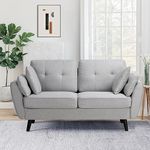 JAMFLY 63" Modern Loveseat Sofa Cou