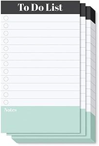 to Do List Notepad Cards by Sweetzer & Orange -3"x5"- 100 Easy to Read Todo List Notepad Cards, Double Sided Index Cards, Checklist for Daily to Do Lists, Meal Planner and Grocery List, Task List