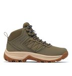 Columbia Women's Transverse Hike WP Wide, Mid Rise Trekking and Hiking Boots, Stone Green/Raw Honey, 6 Regular