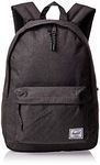 Herschel Supply Co. Classic Backpack, Black Crosshatch, Mid-Volume 18.0L