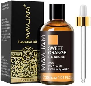 MAYJAM Sweet Orange Essential Oil, 30ml/1.01fl.oz Premium Sweet Orange Oils for Diffuser, Candle Soap Making, Long Lasting Scents