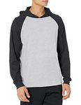 Russell Athletic Men's Cotton Performance Long Sleeve T-Shirt, Ash/Black Heather, M