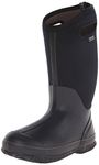 BOGS Women's Classic High Handle Wide Calf Waterproof Insulated Boot, Black