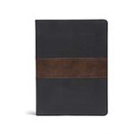 CSB Spurgeon Study Bible, Black/Brown LeatherTouch (R): Study Notes, Quotes, Sermons Outlines, Easy-To-Read Font