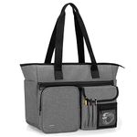 Trunab Portable Teacher Work Bag, Teacher Utility Tote Bag with Multiple Pockets and Padded Laptop Sleeve, Ideal for Work, Travel, Office, Business, Patented Design