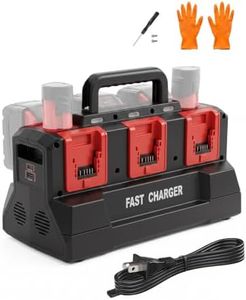8 Ports Rapid Charger Station Fits for Milwaukee M12V & M18V Battery
