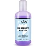 Mylee Gel Polish Remover Acetone 250ml, Salon Professional UV LED Nail Polish Cleaner for Manicures and Pedicures