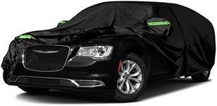 Waterproof Car Cover Compatible with Chrysler 300 300C 2011-2022 Accessories, 210T All Weather Car Covers with Inner Cotton for Dust Snow Rain Protection