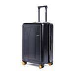 MOKOBARA The Transit Luggage Poly-Carbonate Hard Sided 8 Silent Ninja Wheels for Travelling (Crypto, Check-in Medium)