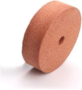 CHEERBRIGHT 3" Grinding Stone Polishing Wheel 120 Grit Replacement Wheel for Bench Grinders Rotary tools