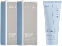SEACRET Minerals Professional Nail Buffing Block and Foot Cream, 3.4 Fl Oz / 100 ml, 2-Piece Set