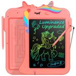 Jasonwell LCD Drawing Writing Tablet - Drawing Pad Doodle Board for Kids Toddlers Drawing Toy Educational Learning Toys Christmas Birthday Gift 2 3 4 5 6 7 8 Year Old Girls Boys (Pink Unicorn)