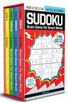 Sudoku - Brain Games For Smart Minds Box Set Of 4 Books : Brain Booster Puzzles for Kids, 480 + Fun Games. Combo of Easy, Hard, Killer, Complex Levels.: Box Set of Books Levels 1-4