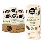 Urban Platter Unsweetened Coconut Milk, 250ml [Pack of 21] [18% Fat, Additive-Free, Made in India, 100% Pure, Clean Label]