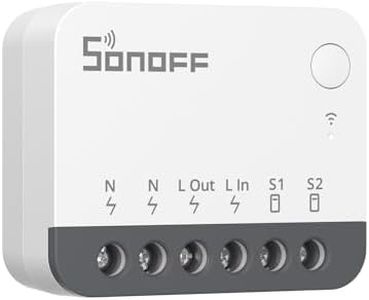 SONOFF Zigbee interrupteur Intelligent ZBMINIR2, Fonctionne Avec Alexa, Google Home, NéCessite Une Passerelle Zigbee, NéCessite Un Fil Neutre