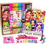 Rainbow High Makeup Artist Studio, Create Makeup Looks For Rainbow High Dolls, 100+ Sticker & Stencil Designs, Great Staycation & Sleepover Activity, Beauty Sketchbook For Kids Ages 6, 7, 8, 9, 10