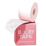 Booby Tape Original Boob Tape, Instant Breast Lift, Replace Your Bra, Latex-Free, Hypoallergenic Adhesive Body Tape, 5 meters, White, 1 Count