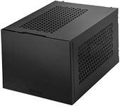 SilverStone Technology SUGO 15, SG15, Black, Mini-ITX, Aluminum, Supports 3 Slot Full Length GPUs/ATX PSU / 240mm AIO, USB Type-C x 1, SST-SG15B