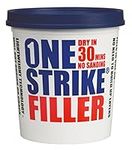 Everbuild – One Strike – Multi-Purpose Quick-Drying Filler – One-Time Application – White – 1 Litre Tub