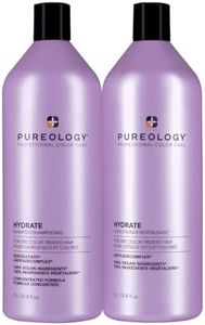 Pureology Hydrate Moisturizing Shampoo | For Medium to Thick Dry, Color Treated Hair | Sulfate-Free | Vegan