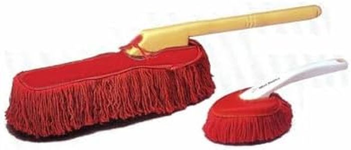 The California Car Duster Original California Car Duster Car Duster Kit (Wooden Handle + Dash Mini Duster)