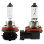 H11 Halogen Headlight Bulb SAFEGO 2Pcs 55W Super Bright Halogen Bulbs Replacement for Car Headlight Bulb 12V Xenon White,1 Year Warranty