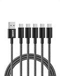 Anker USB C Cable, [5-Pack, 6ft] Pr