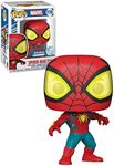 PoP Funko ! Marvel Comics - Spider-Man Oscorp Suit US Exclusive Vinyl Figure, 3.85-Inch Size