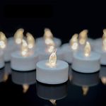 YIWER Battery Tea Lights Candles - LED Tea Lights 200 Hours Pack of 100(Warm White)|50 * 2