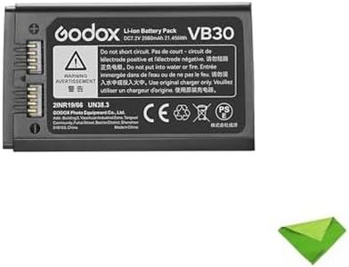 GODOX VB30 DC7.2V 2980mAh 21.456Wh Li-ion Battery Pack for V1Pro-C, V1Pro-S, V1Pro-N, V1Pro-F, V1Pro-O Speedlight Speedlite