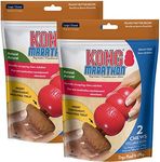 KONG Marathon - Pet Supplies for Training & Playtime - Healthy Dog Treat for KONG Dog Toys - For Large Dogs - Peanut Butter Flavor - 2 Pack (4 Pieces Total)