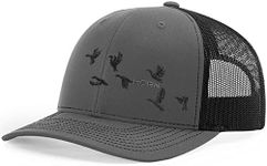 HORN GEAR Trucker Hat - Duck Hat Edition (Charcoal/Black)