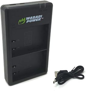 Wasabi Power USB-C Dual Battery Charger for Panasonic DMW-BLK22 and Panasonic Lumix DC-S5, DC-S5 II, DC-S5 IIX, GH5 II, GH6, S5II, S5IIX, S5M2, S5M2X, GH5M2