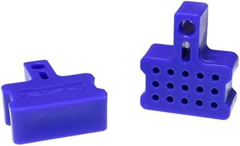 RLECS 2pcs Hydraulic Disc Brake Bleed Blocks Compatible with Shimano, AVID SRAM and More for 2-Piston Caliper, Blue