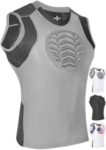 Exxact Sports Youth Baseball Chest Protector, (Gray, YXS)