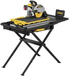 DEWALT Wet Tile Saw with Stand, Hig