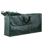 Extra Large Christmas Tree Storage Bag, Xmas Tree Decoration Lights Storage Bag with Handles and Zipper, Fits Up to 9ft Tall Trees, Zip Up Sack Waterproof Protects from Dust,Dark Green