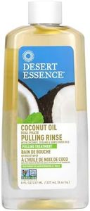 Desert Essence Mouth Rinse Dual Phase Pulling Coconut Oil, 8 Fluid Ounce
