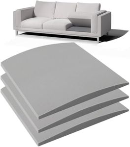 Couch Cushion Support for Sagging Seat, 55x55cm Couch Foam Replacement Pads Cuttable Furniture Seat, Supports Sofa Cushion Support Board Under Cushions Supports for Sagging Cushions, Set of 3 (Grey)