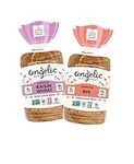 Angelic Bakehouse Sprouted Whole Grain Wheat Raisin Bread & Rye Bread Variety 2-Pack (20.5-oz.) - Non-GMO, Vegan and Kosher (2 Loaves), Tan