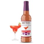 Matteo's Sugar Free Cocktail Mixes - Strawberry Daiquiri - Delicious Cocktail Mixers, 0 Calories, 0 Sugar Cocktails, Keto Friendly Drinks, 750 milliliters