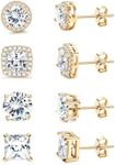 MILACOLATO Cubic Zirconia Stud Earr