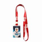 Customized School & Office ID Card with Printed Lanyard, Any Color (Portrait, Single Side-1)