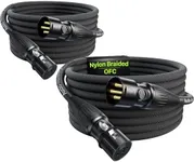 XLR Cables 10ft 2 Pack, Premium Kev