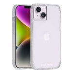 Case-Mate Tough Plus iPhone 14 Case - Clear [15FT Drop Protection] [Wireless Charging Compatible] Phone for Apple 6.1'', Shockproof Cover with Anti Yellowing & Scratch Tech, Slim Fit (CM049672)