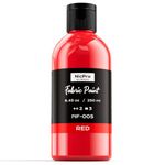 Nicpro Red Fabric Paint, 8.45 oz (250 ml) Fabric Paint for Clothes Permanent for Furniture Upholstery, Soft & Non-Toxic Textile Paint for Fabric DIY Crafts, T-shirt, Shoes Jeans Canvas