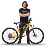 EMotorad T-REX AIR Electric Cycle | 50km Range | 7-Speed Multi Gears | Unisex E-Bike