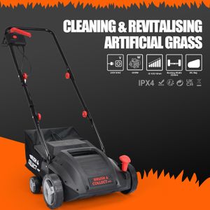 Artificial Grass Power Brush – Electric Lawn Sweeper for Turf Cleaning