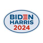 Crazy Novelty Guy Oval Campaign Magnet, Joe Biden and Kamala Harris 2020 Logo Magnet, 6" x 4" Magnetic Bumper Sticker